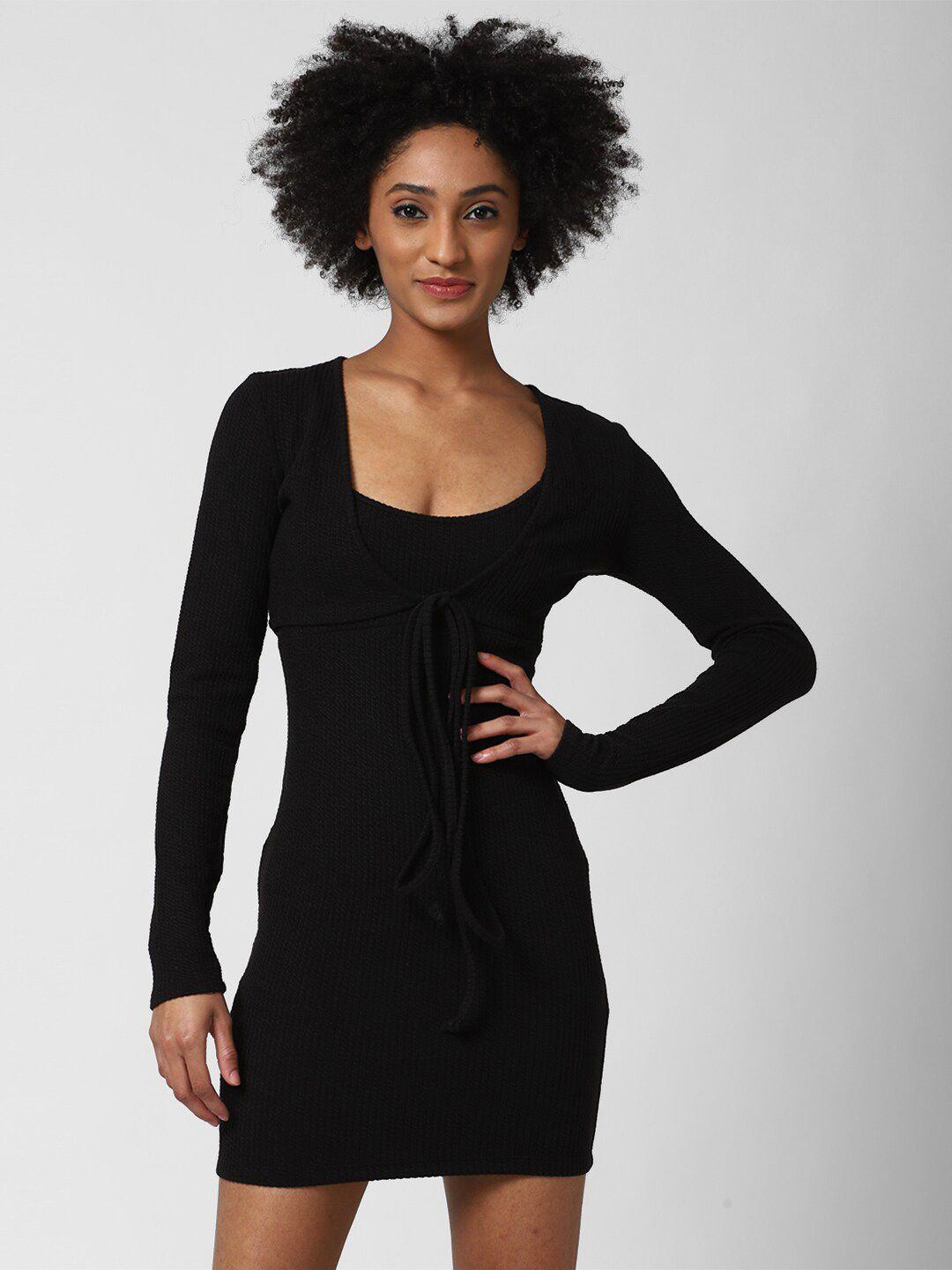 forever 21 ribbed mini bodycon dress with jacket