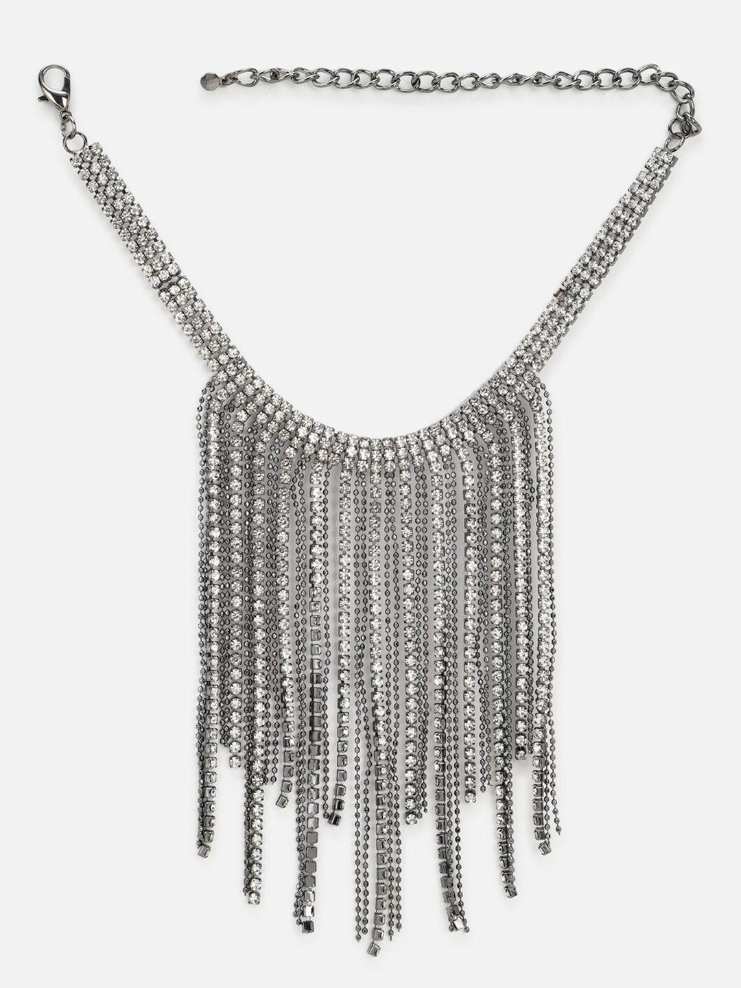 forever 21 silver-plated necklace