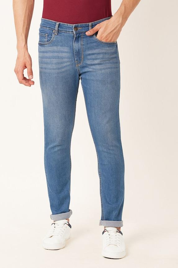 forever 21 solid ankle-length jeans