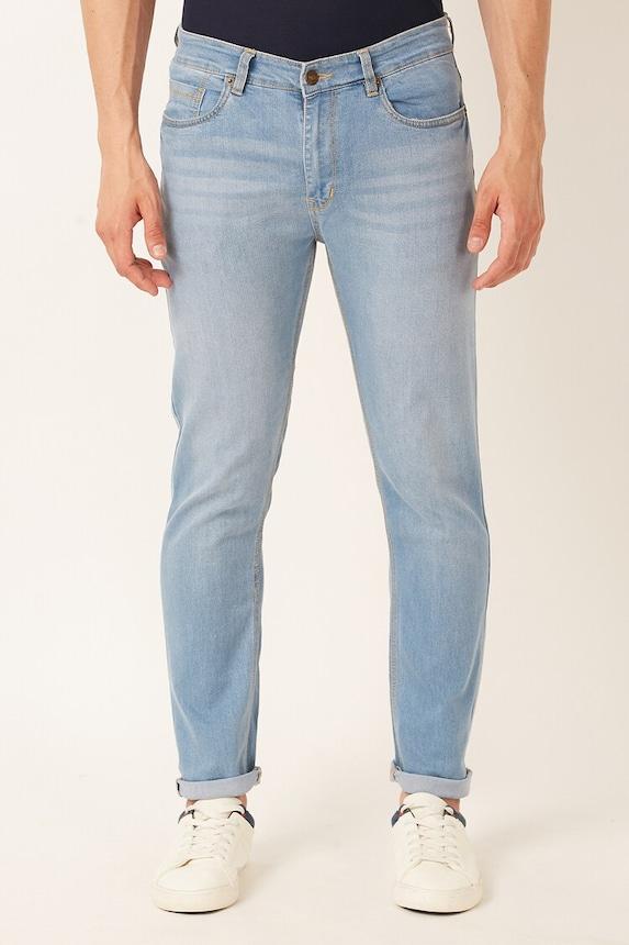 forever 21 solid ankle-length jeans