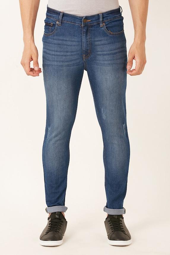forever 21 solid ankle-length jeans