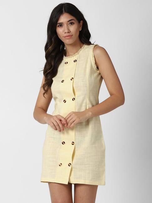 forever 21 solid mini regular fit a line dress