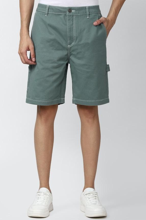 forever 21 solid woven shorts