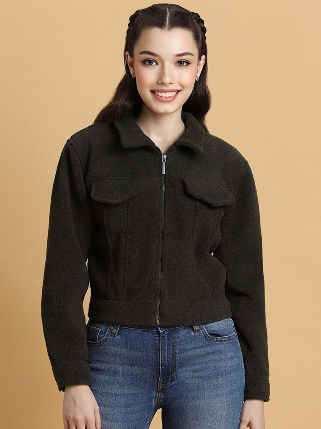 forever 21 spread collar bomber jacket