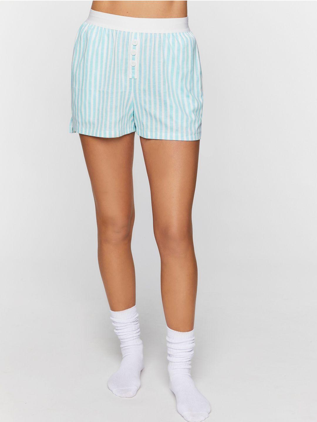forever 21 striped lounge shorts