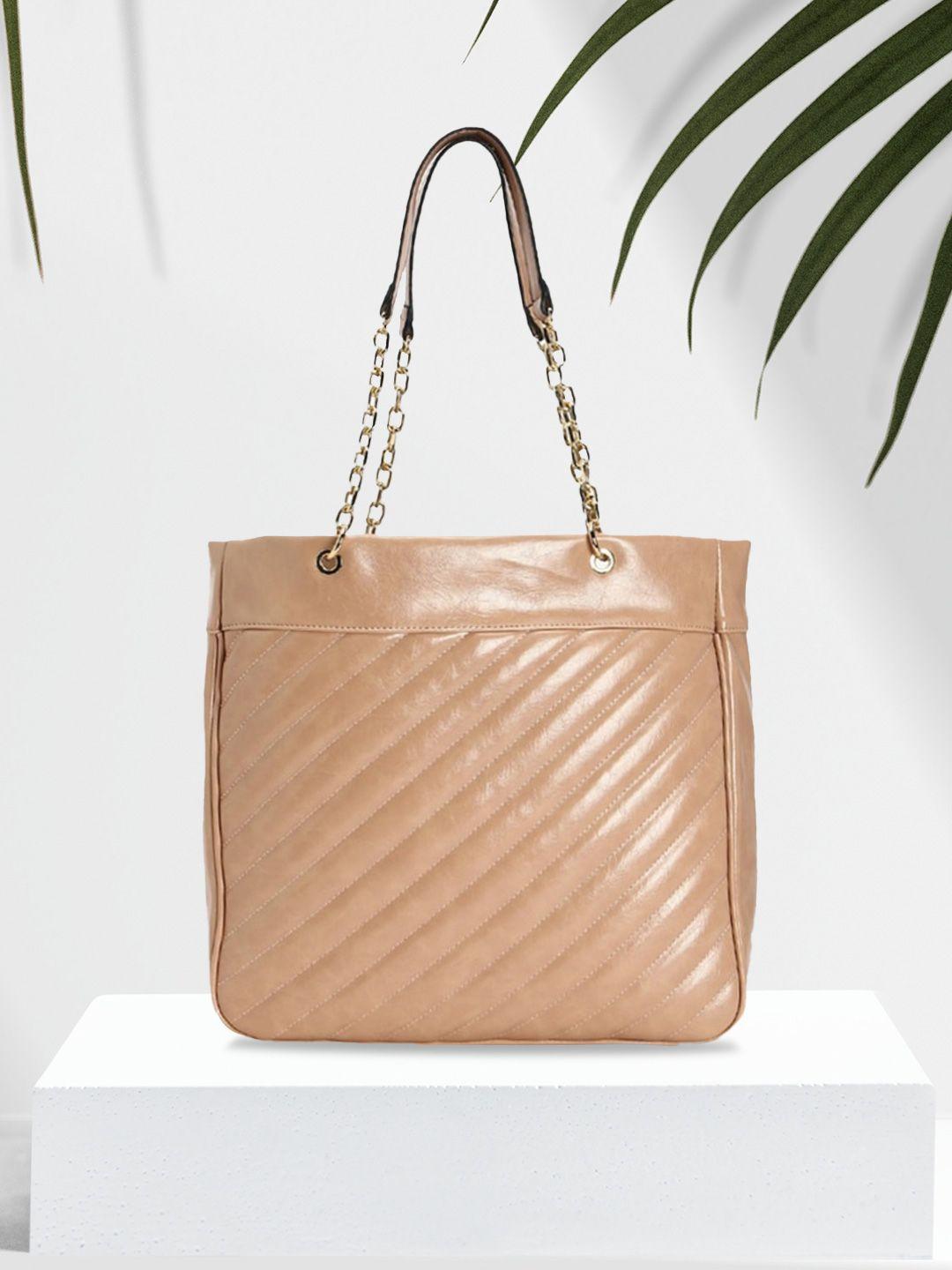 forever 21 tan solid shoulder bag