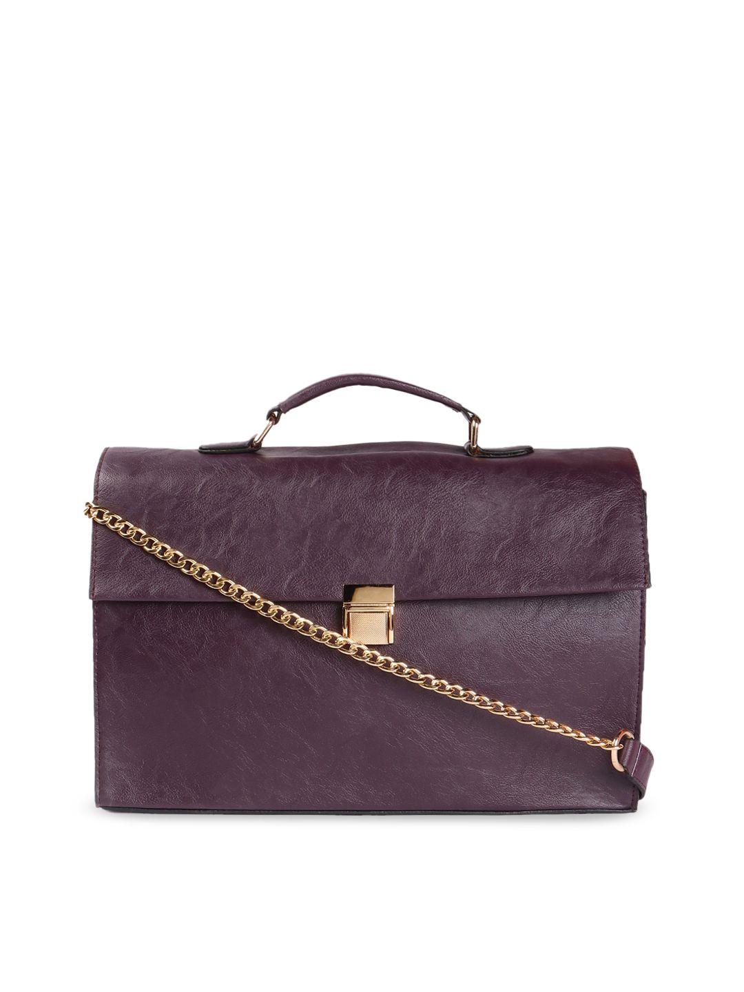 forever 21 violet solid satchel