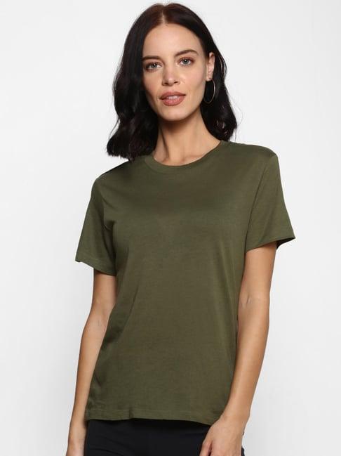 forever 21 winter moss regular fit t-shirt