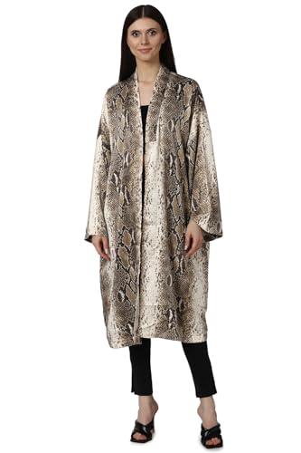 forever 21 women's a-line coat (455452_brown