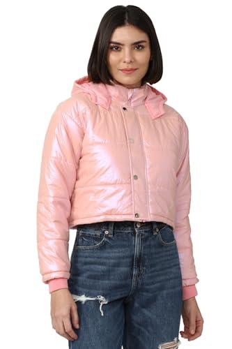 forever 21 women's a-line coat (598070_pink