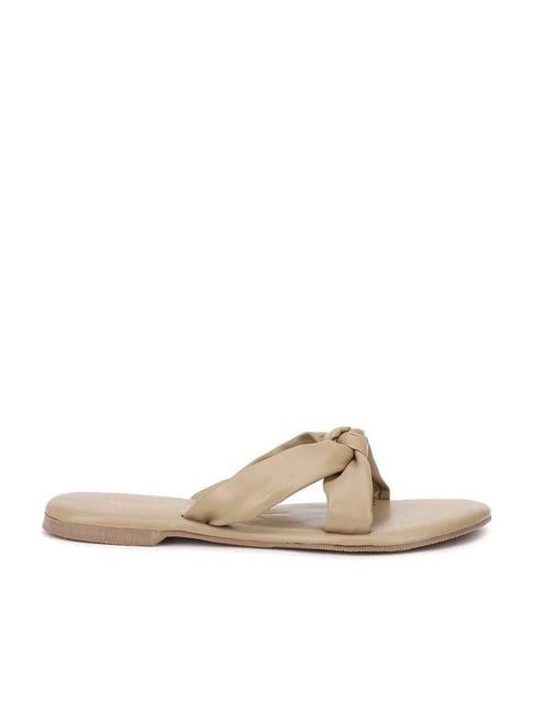 forever 21 women's beige cross strap sandals