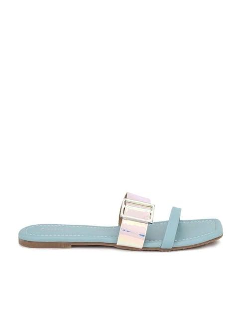 forever 21 women's blue casual sandals