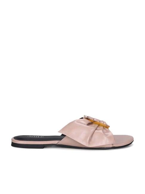 forever 21 women's peach casual sandals