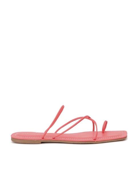 forever 21 women's pink toe ring sandals
