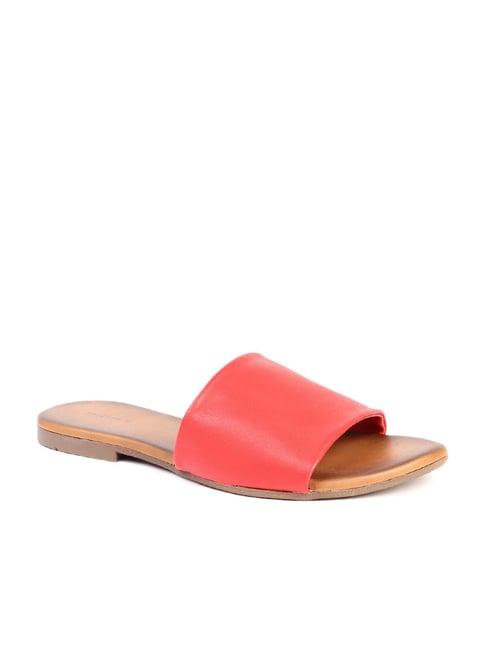forever 21 women's red casual sandals