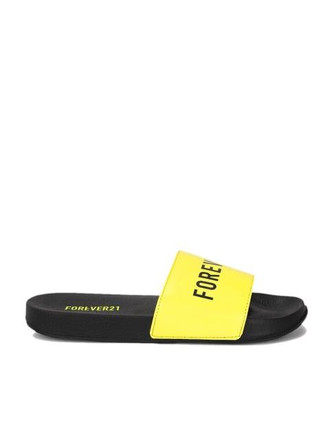 forever 21 women's yellow casual sandals