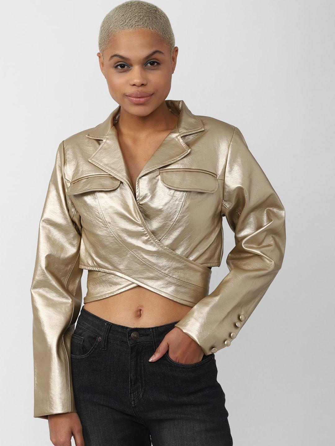forever 21 women crop tailored jacket