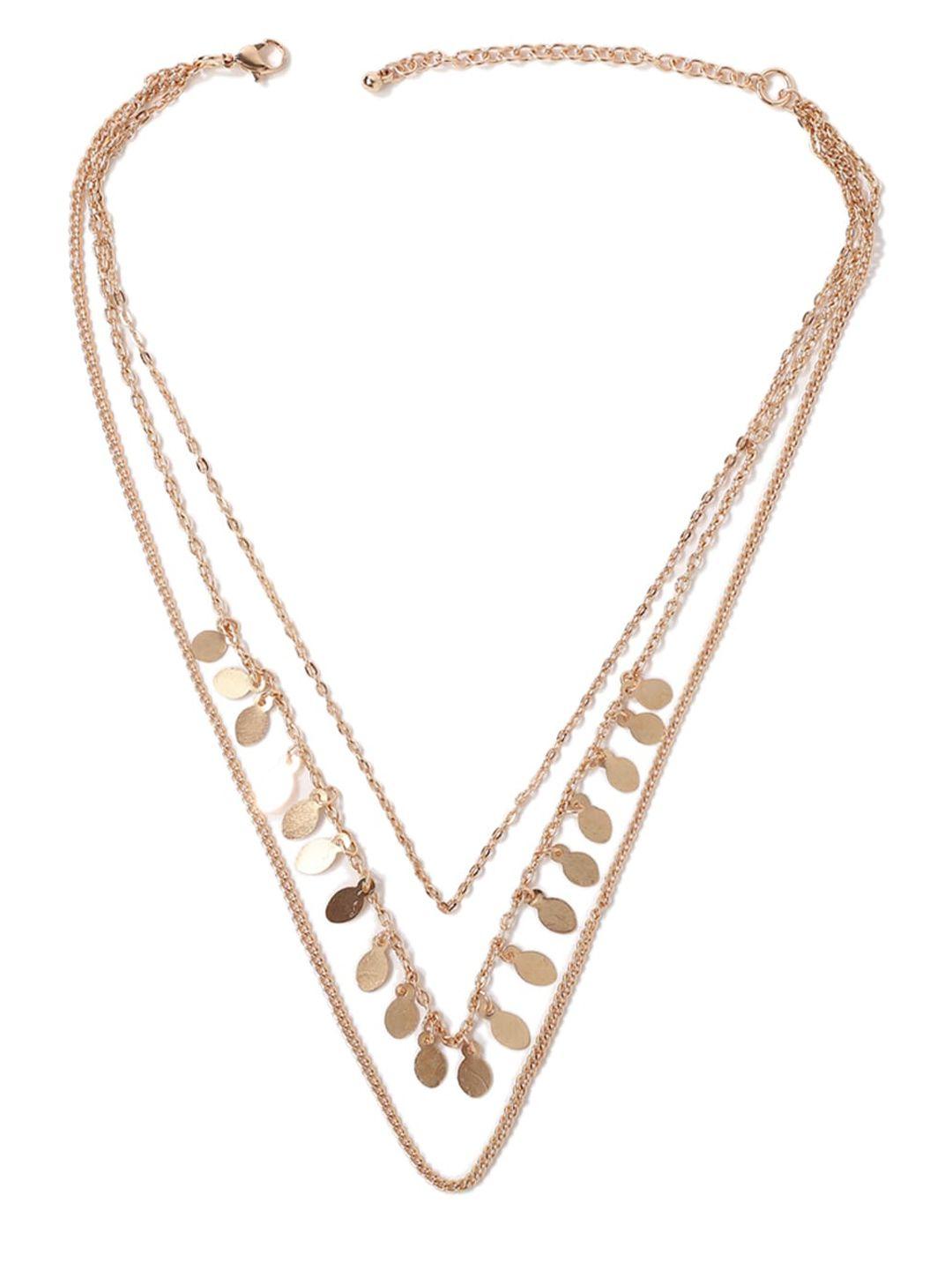 forever 21 women gold layered chain