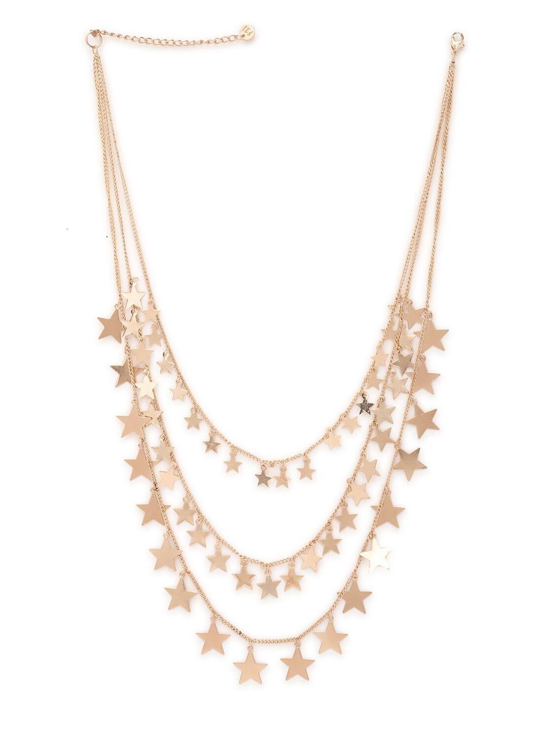 forever 21 women gold-toned layered necklace