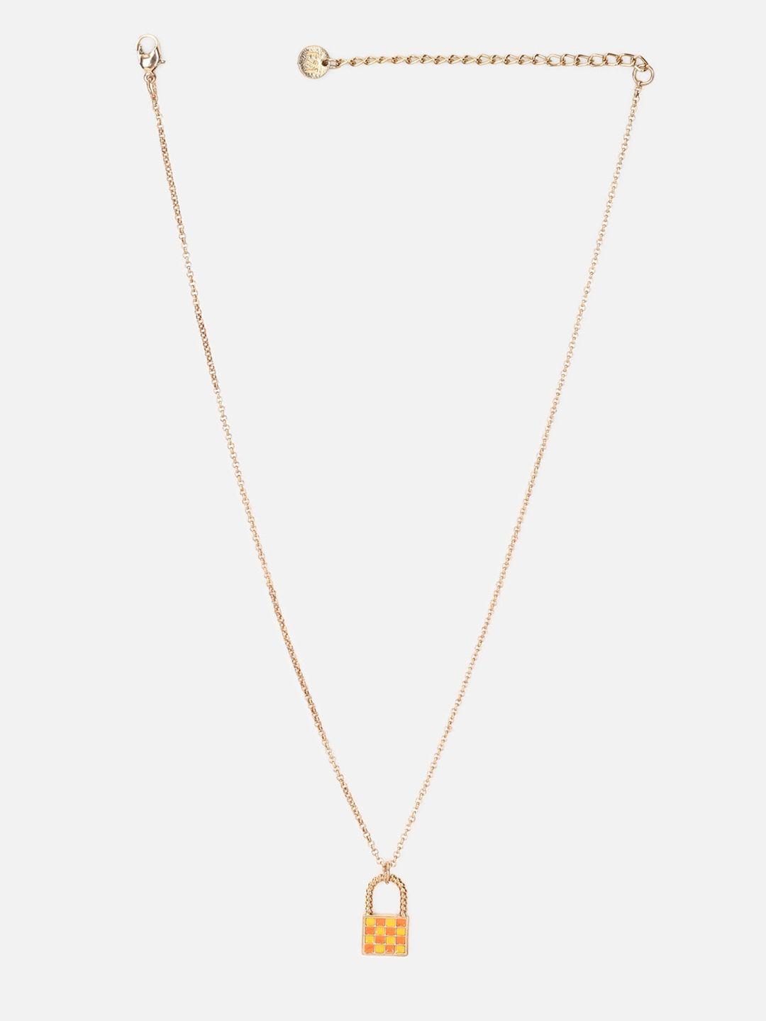 forever 21 women gold-toned necklace