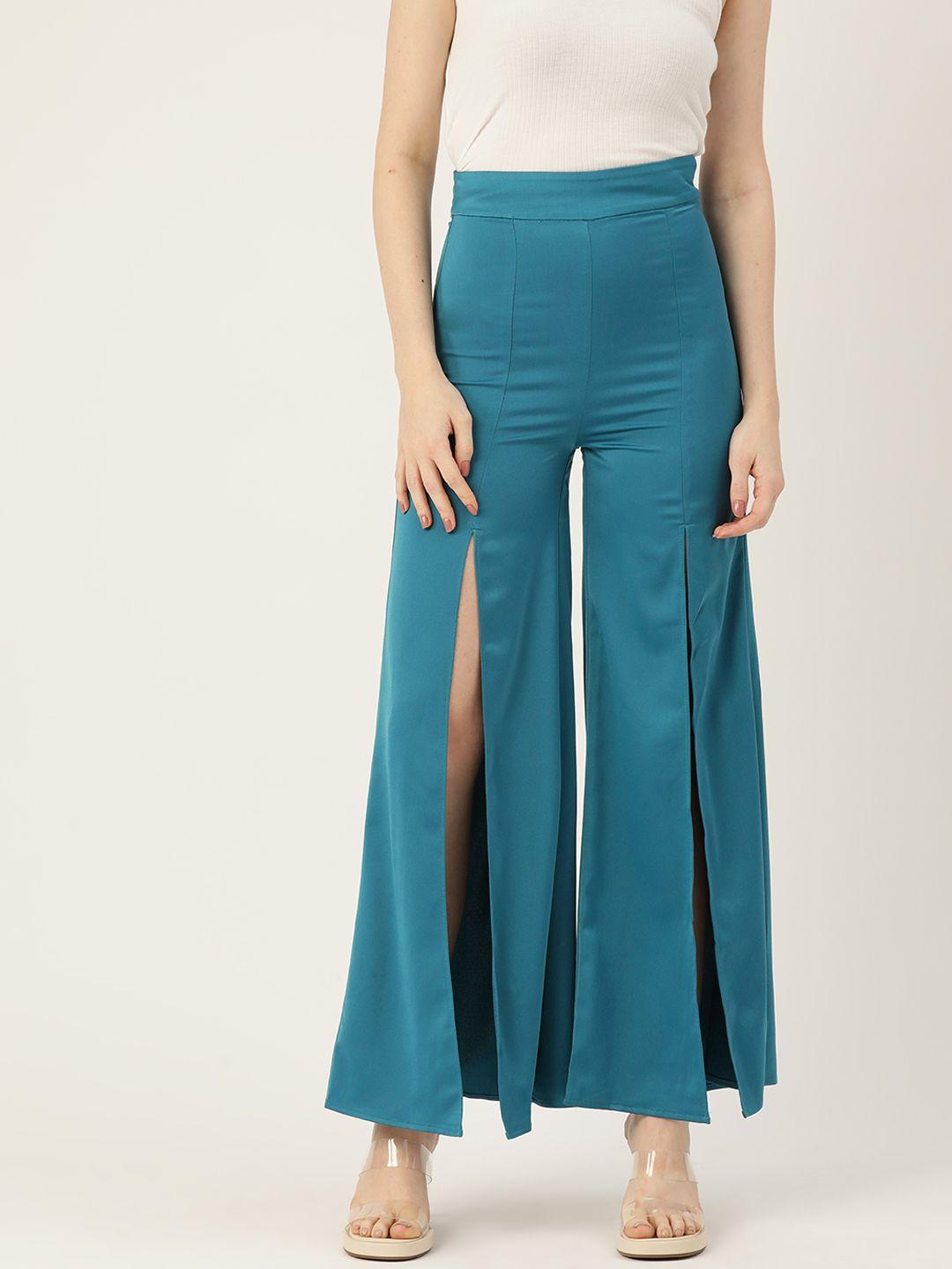 forever 21 women high slit trousers