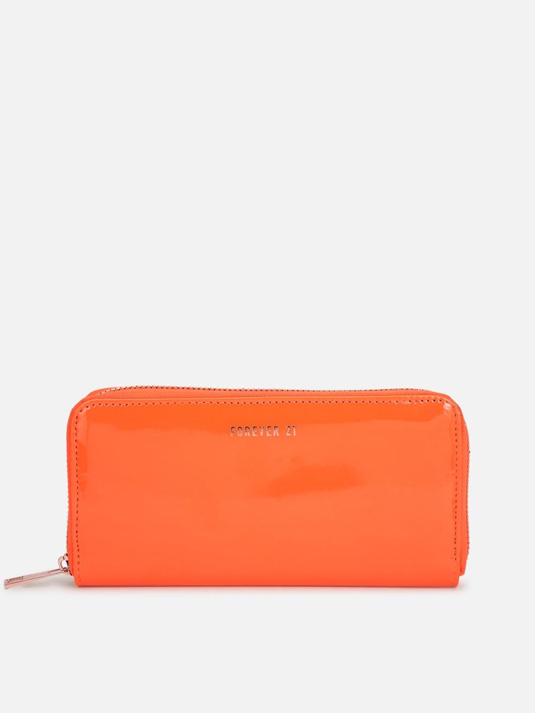 forever 21 women orange purse clutch