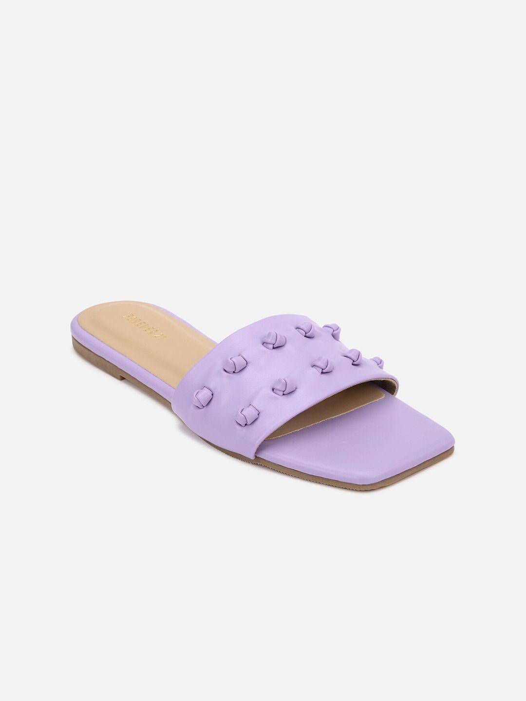 forever 21 women purple  open toe flats