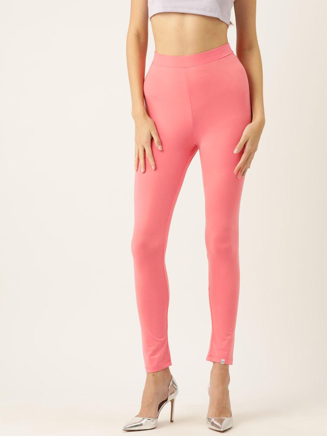 forever 21 women solid high rise leggings