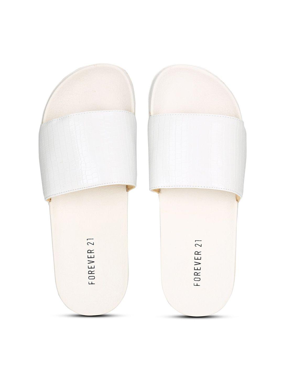 forever 21 women white room slippers