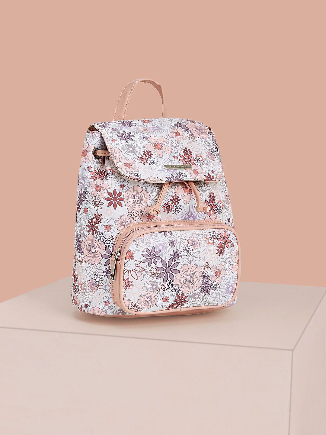 forever glam by pantaloons floral printed back pack