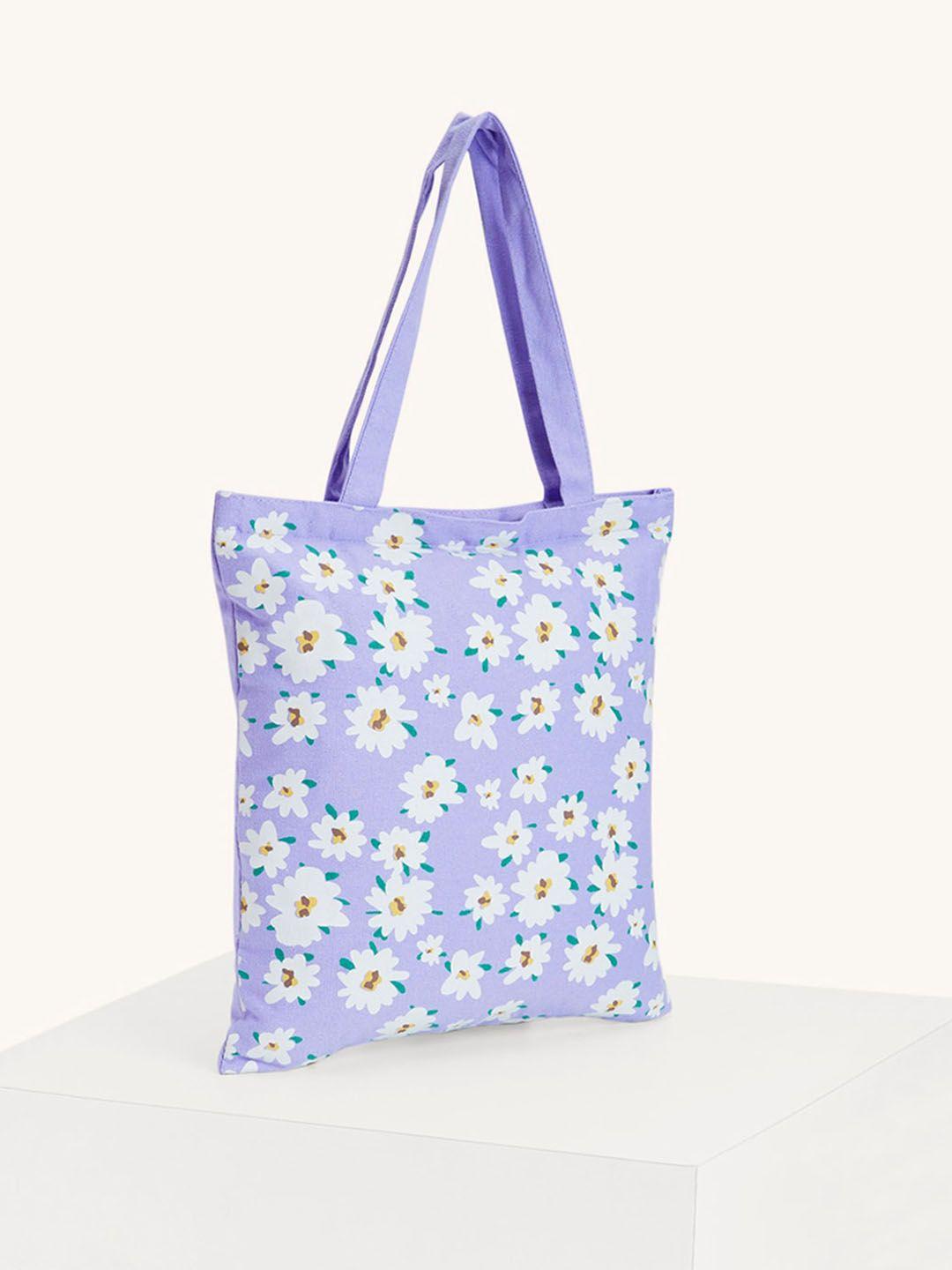 forever glam by pantaloons floral printed shopper tote bag