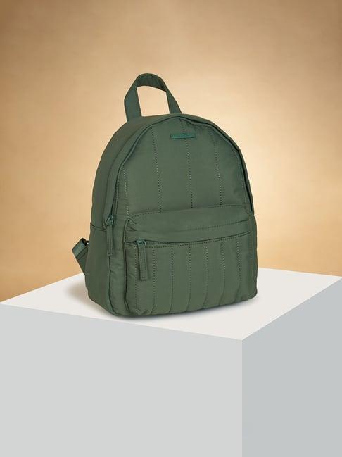 forever glam by pantaloons green medium backpack