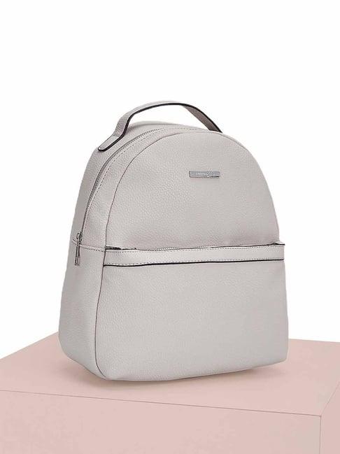 forever glam by pantaloons grey medium backpack