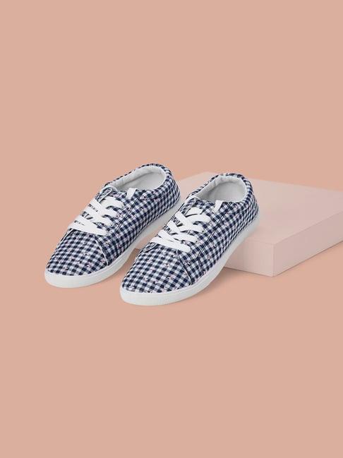 forever glam by pantaloons women's navy sneakers