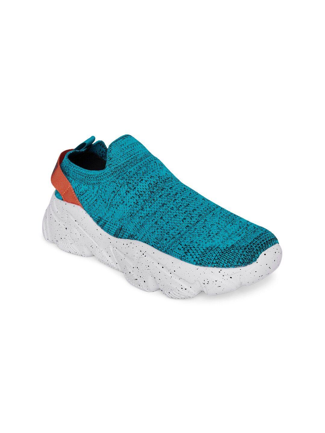 forever glam by pantaloons women blue flyknit walking non-marking shoes