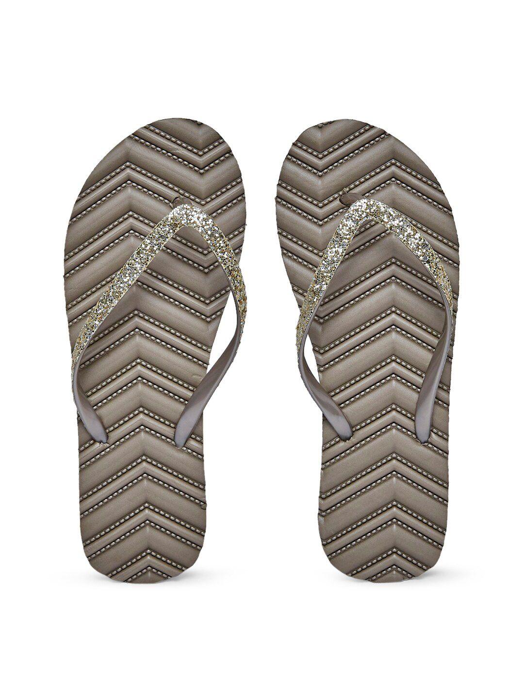 forever glam by pantaloons women embellished thong flip-flops