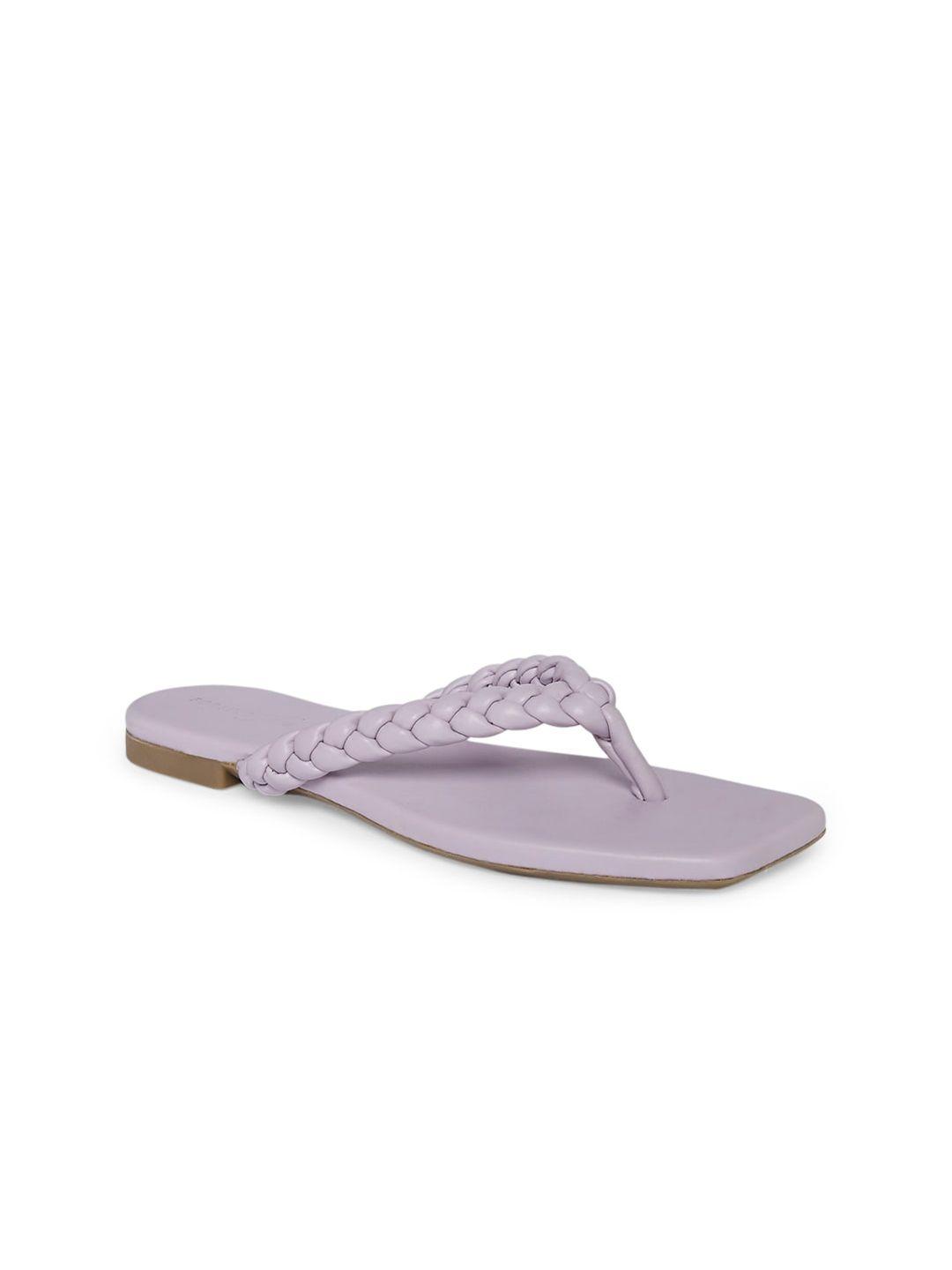 forever glam by pantaloons women lavender flats