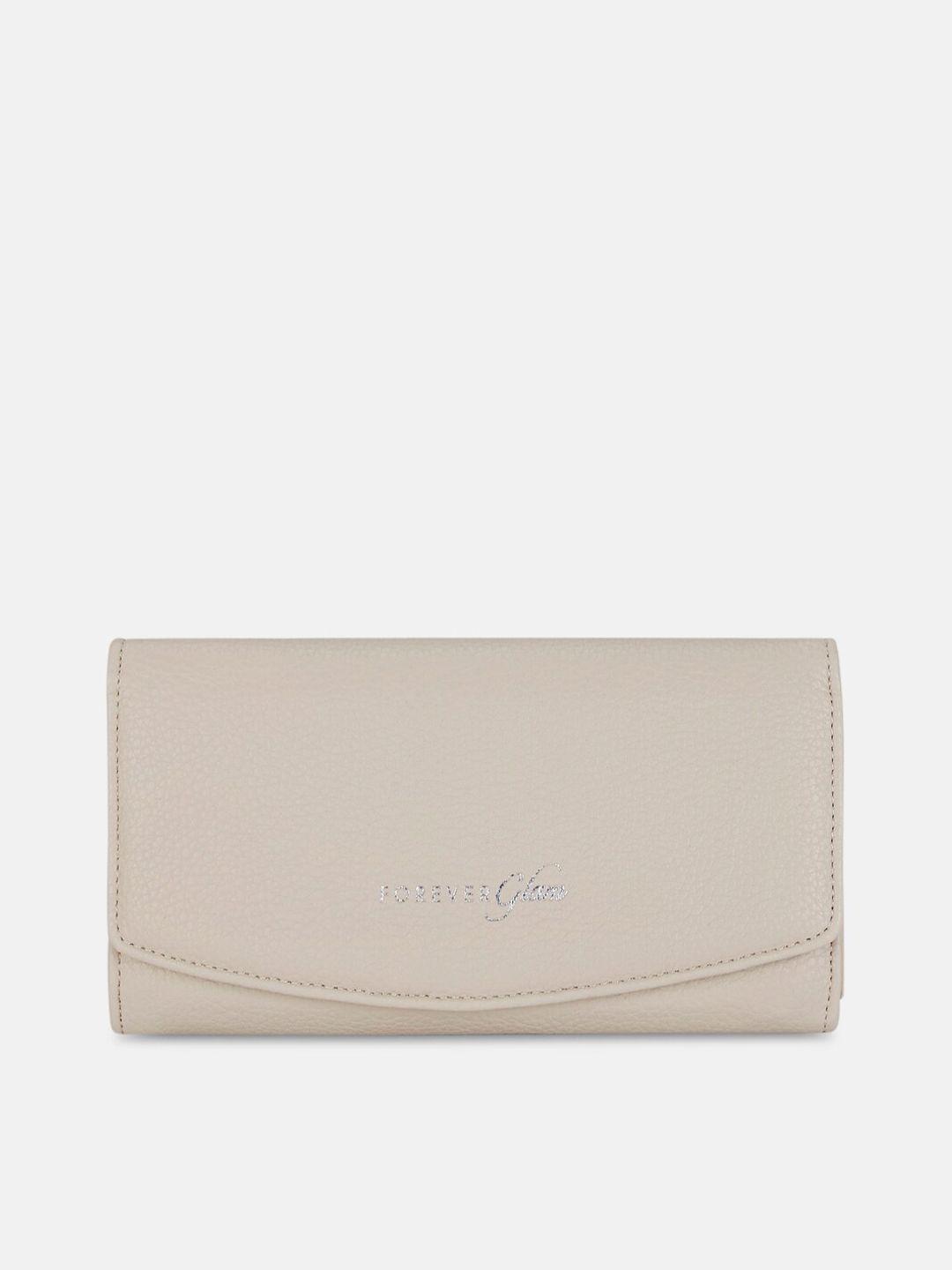 forever glam by pantaloons women off white pu envelope