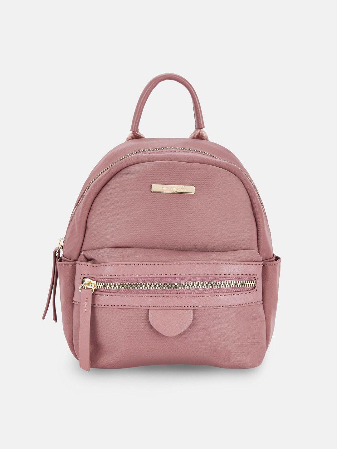 forever glam by pantaloons women pink backpack