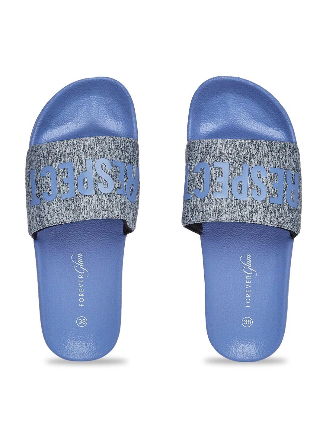 forever glam by pantaloons women printed flip flops sliders