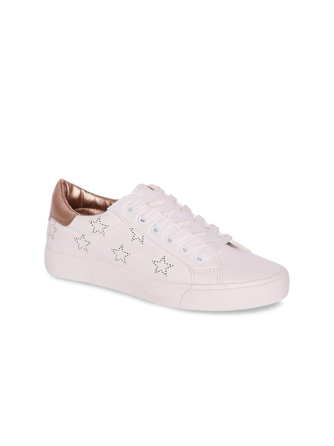 forever glam by pantaloons women rose gold sneakers