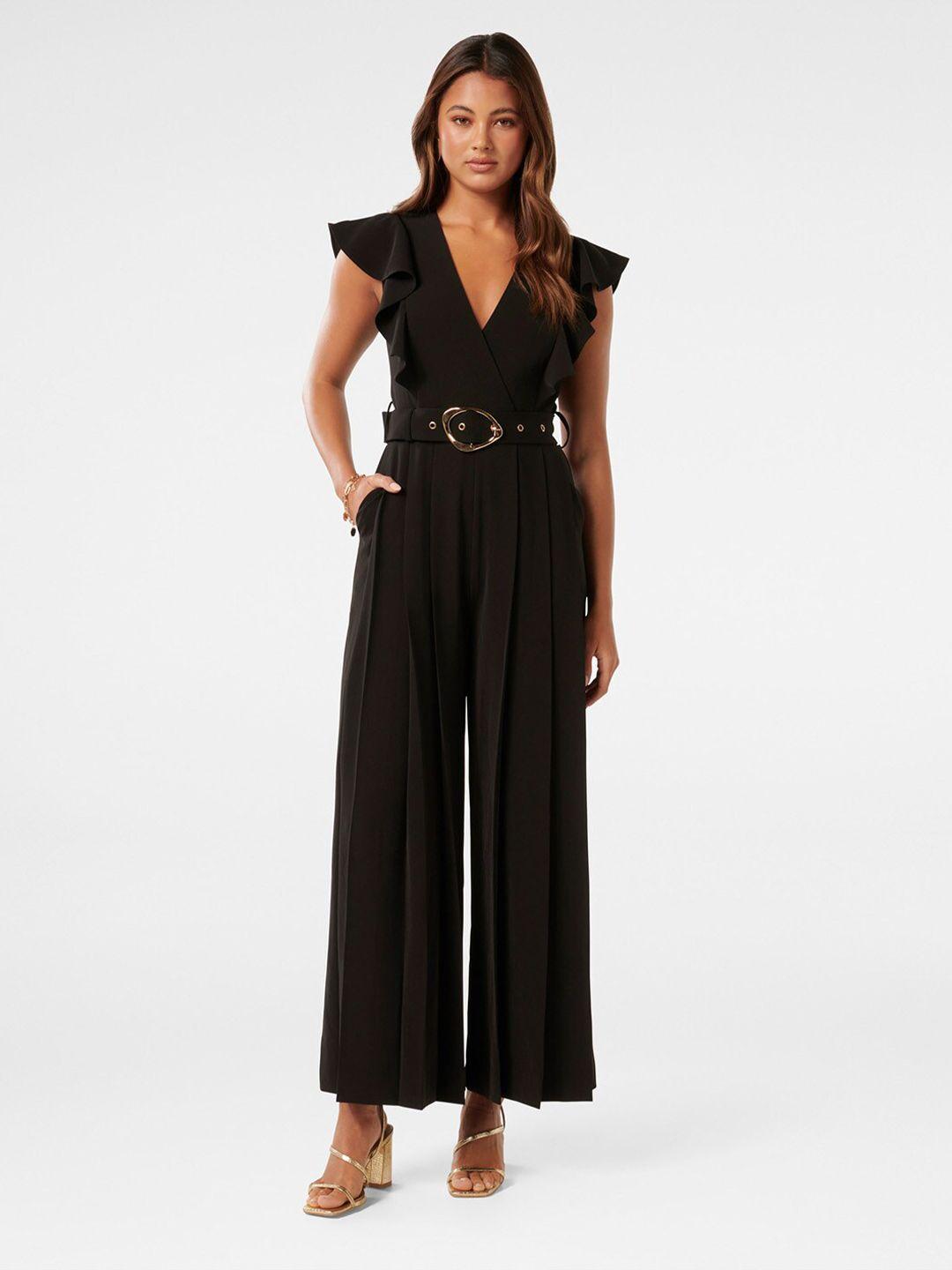 forever new black basic jumpsuit