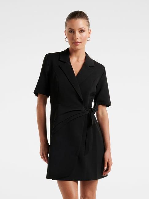 forever new black blazer dress