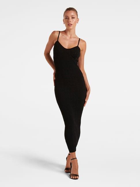 forever new black bodycon dress