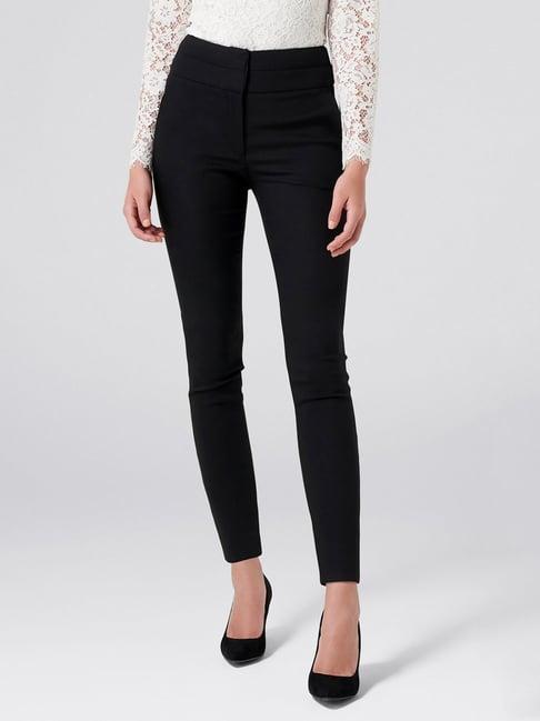 forever new black georgia high waist pants