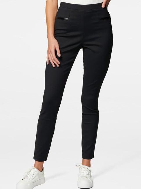 forever new black skinny fit trousers