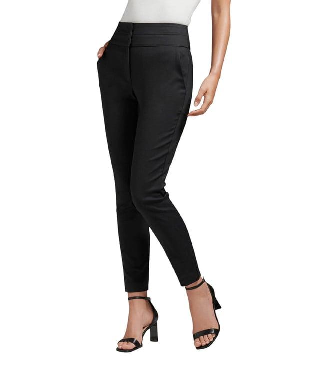 forever new black slim fit pants