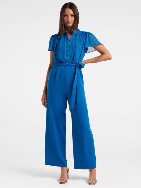 forever new blue jumpsuit