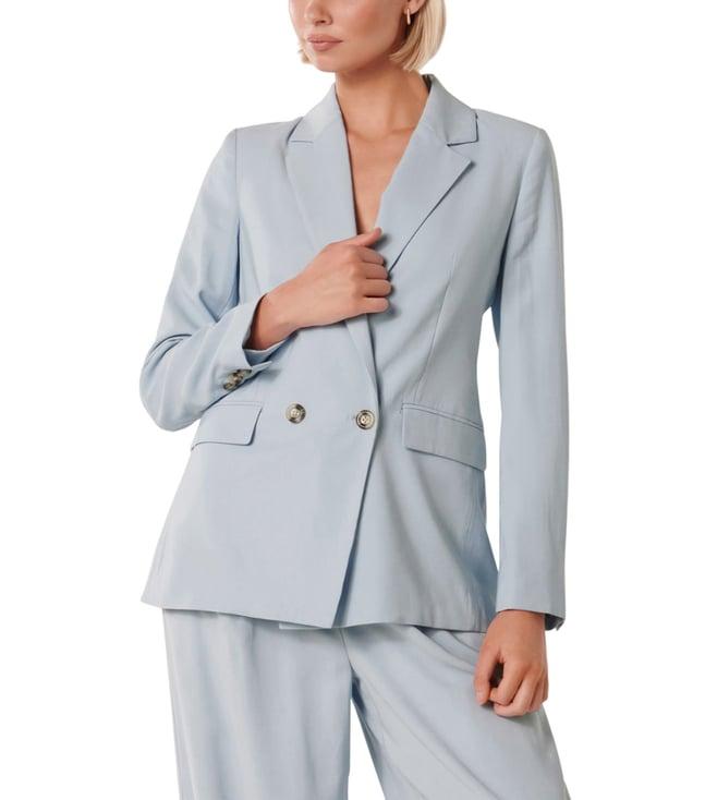 forever new blue suit fran double breasted regular fit blazer