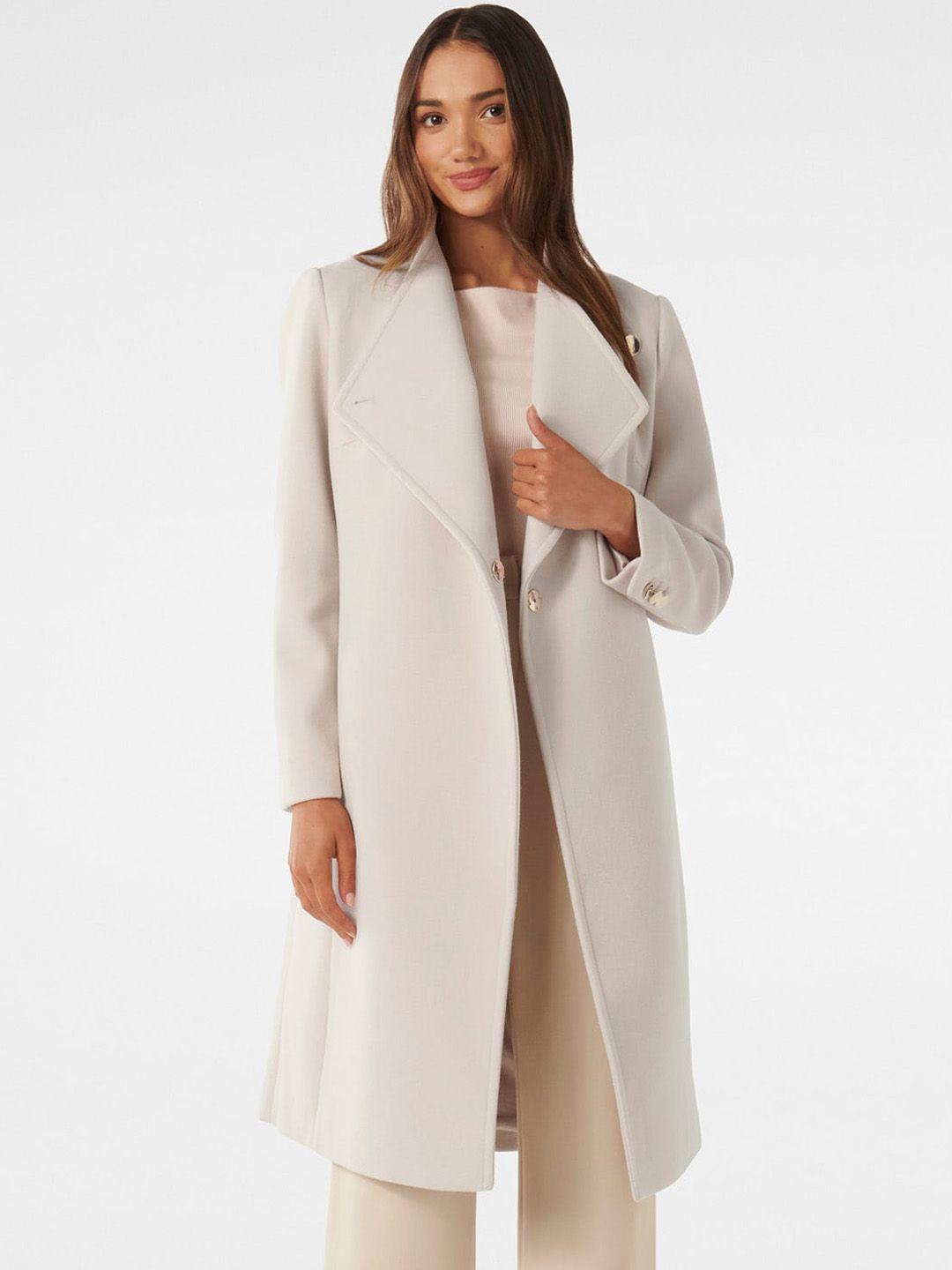 forever new funnel neck longline over coats